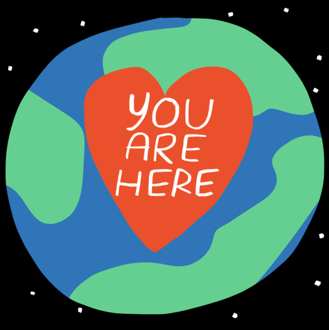 You are here / Planet Heart